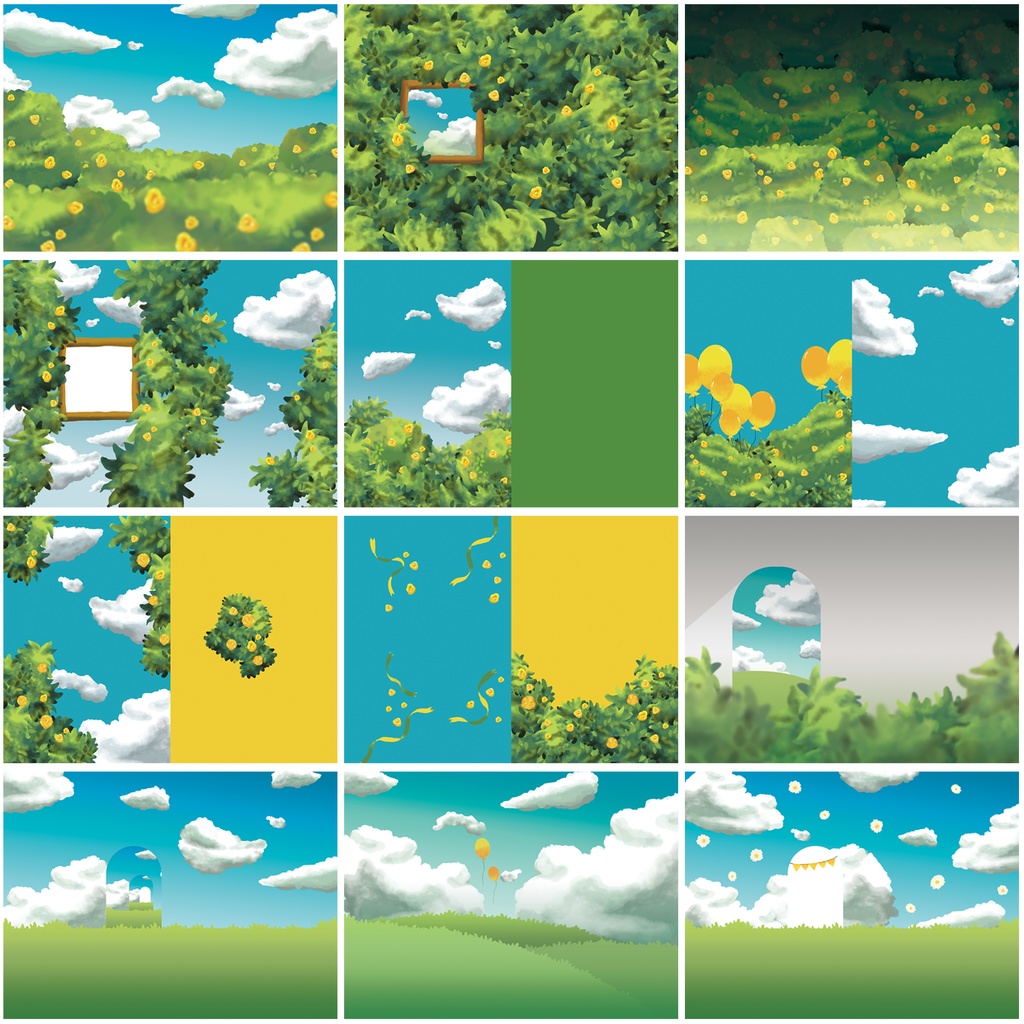 同人誌用素材セット6Garden