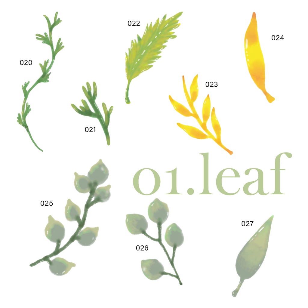 同人誌用素材セット6Garden