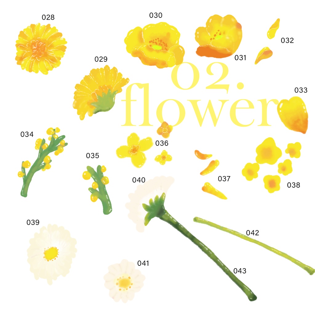 同人誌用素材セット6Garden