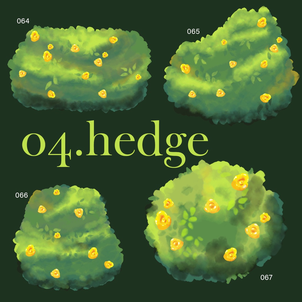 同人誌用素材セット6Garden