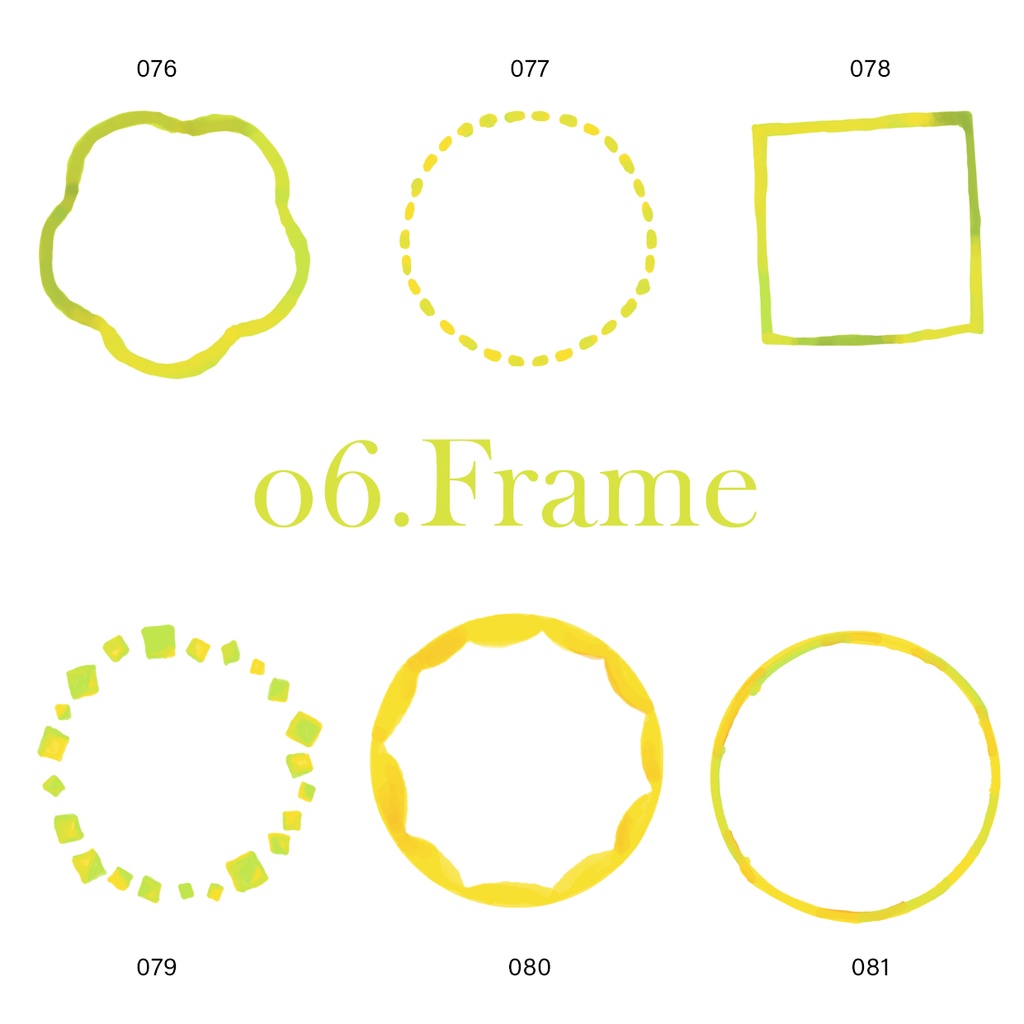 同人誌用素材セット6Garden