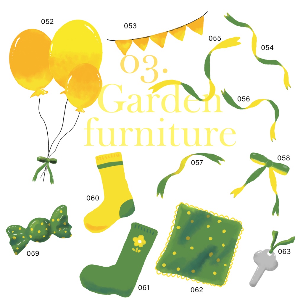 同人誌用素材セット6Garden