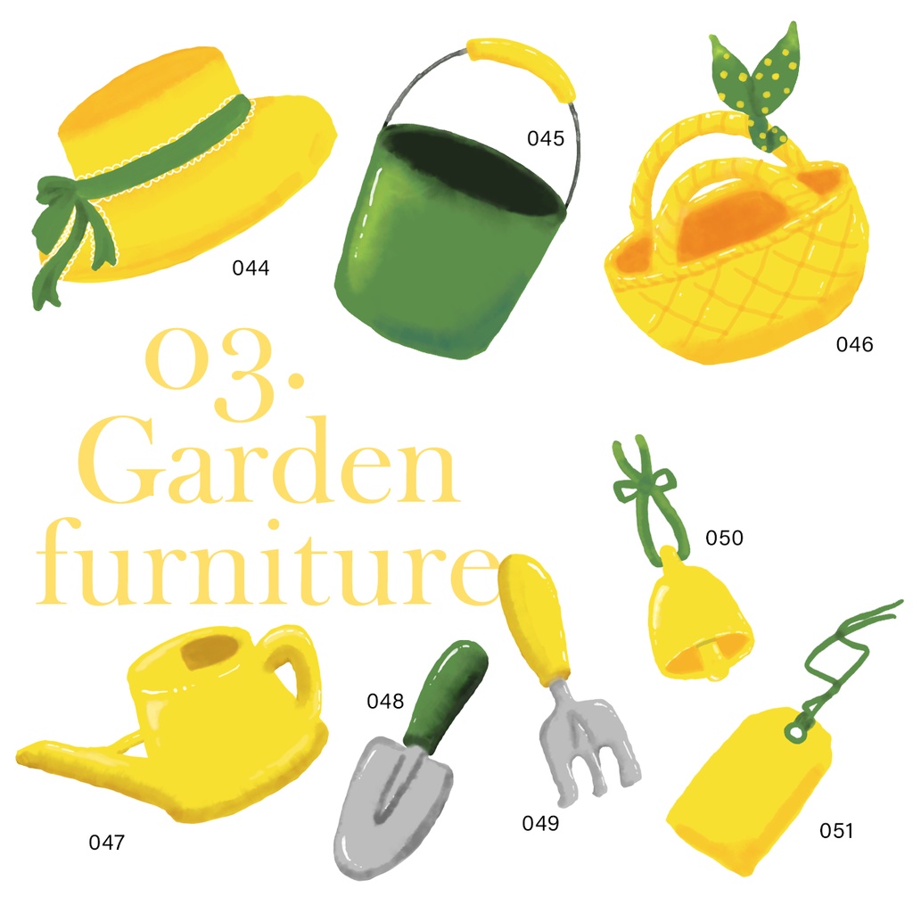 同人誌用素材セット6Garden