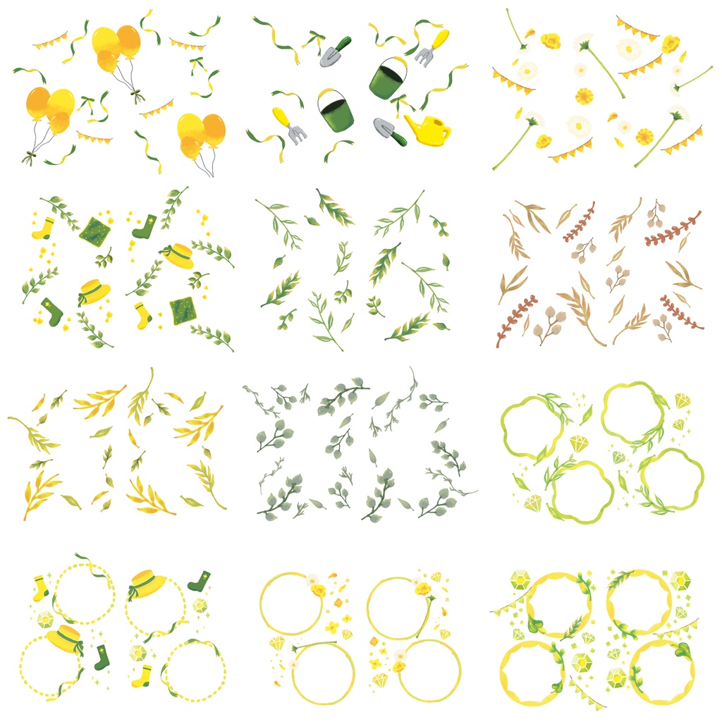 同人誌用素材セット6Garden