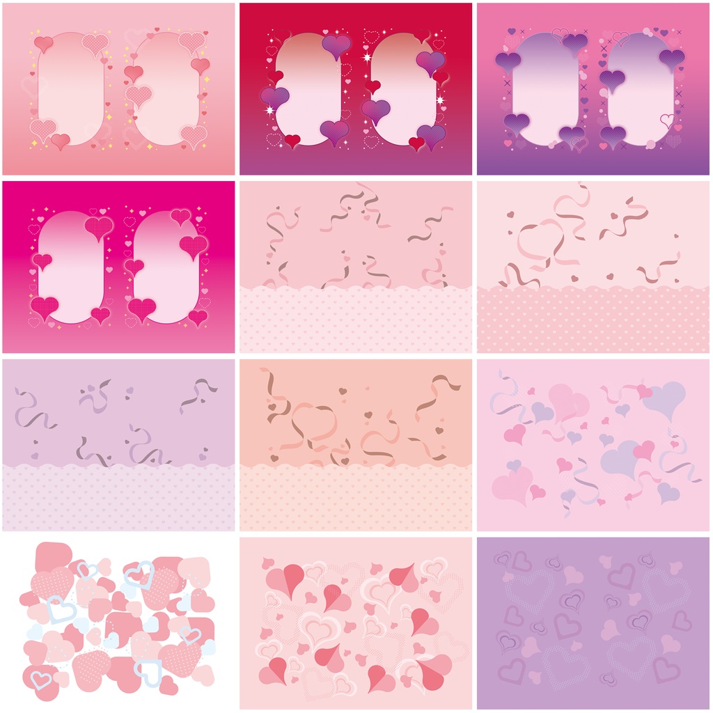 同人誌用素材セット7Love