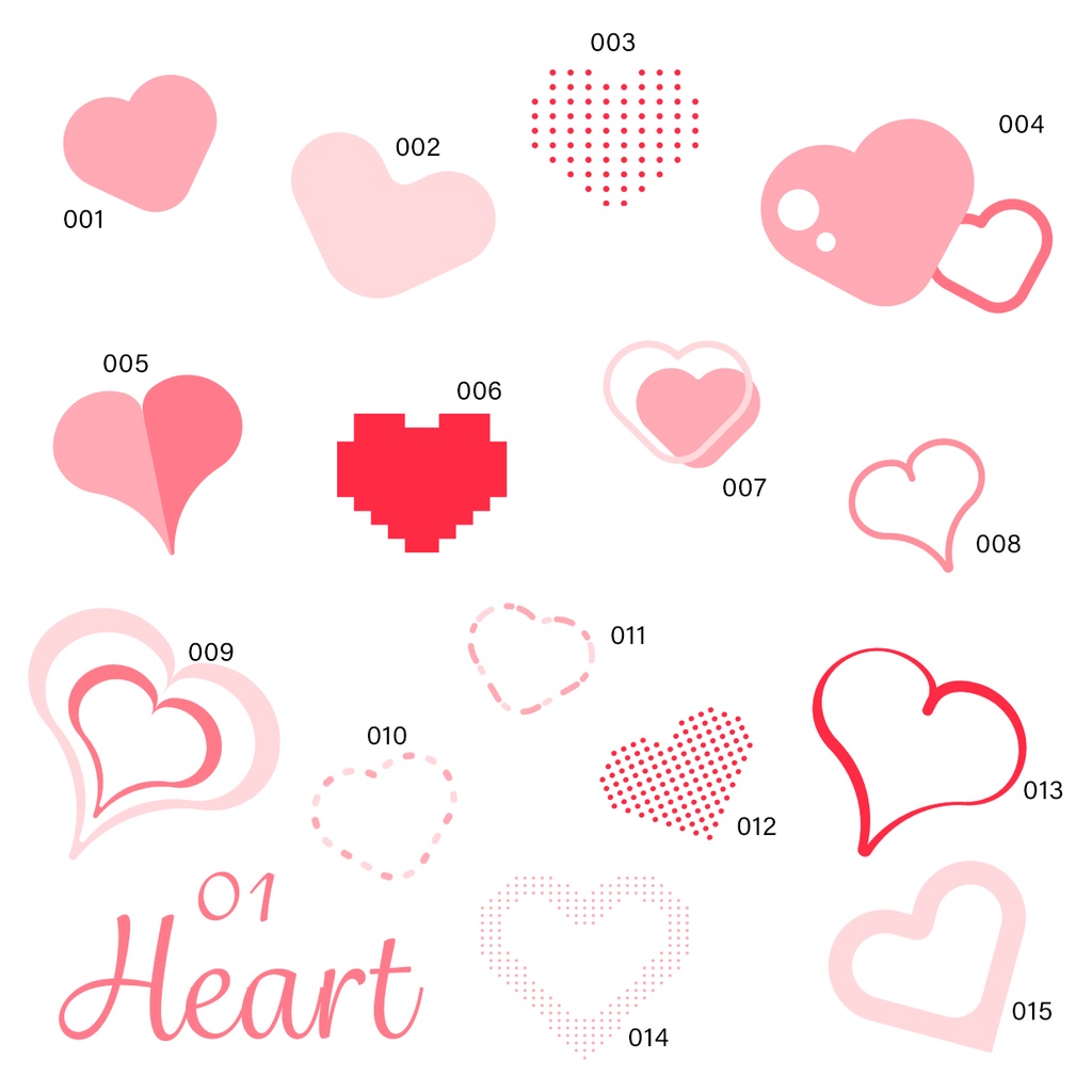 同人誌用素材セット7Love
