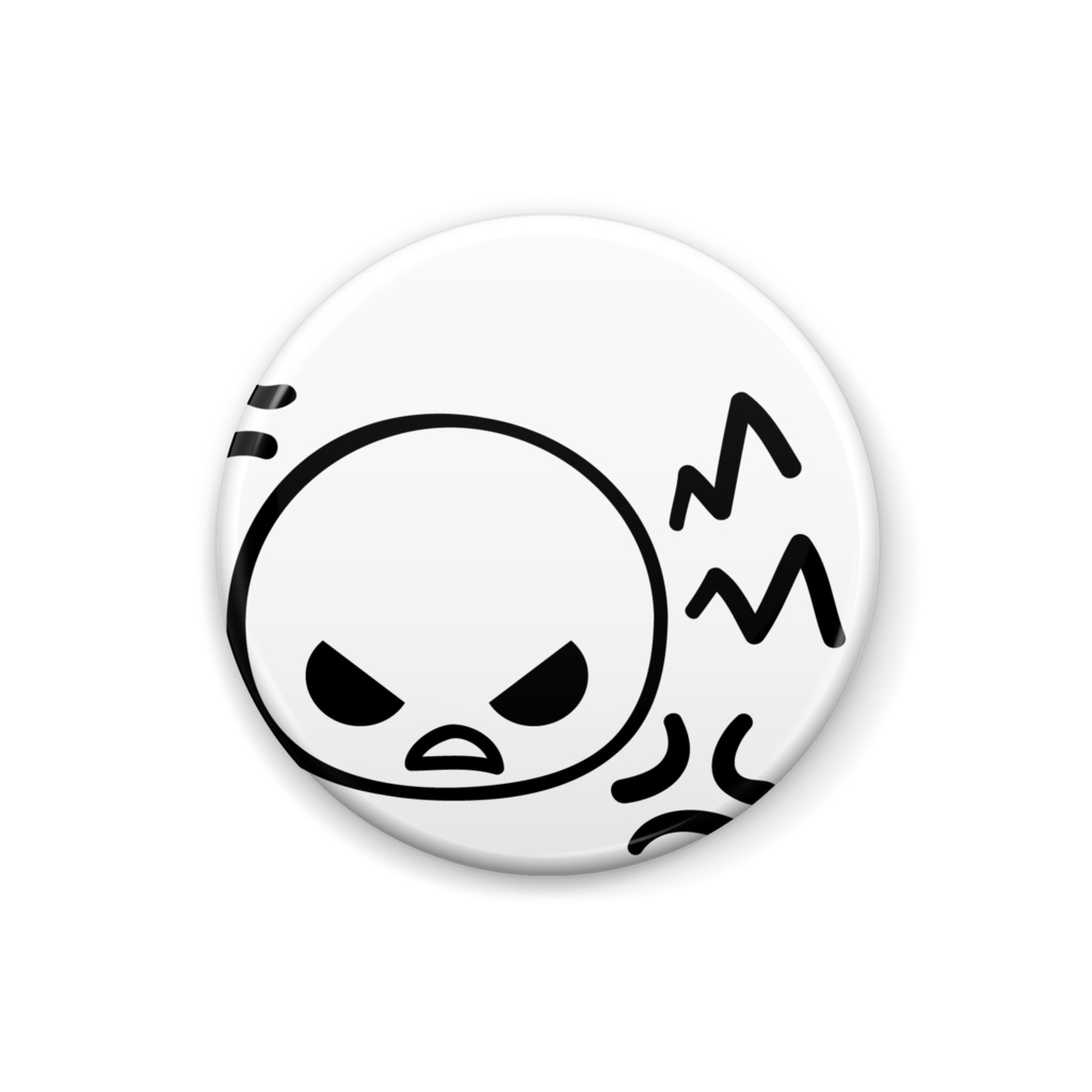 可愛いお顔の缶バッジ