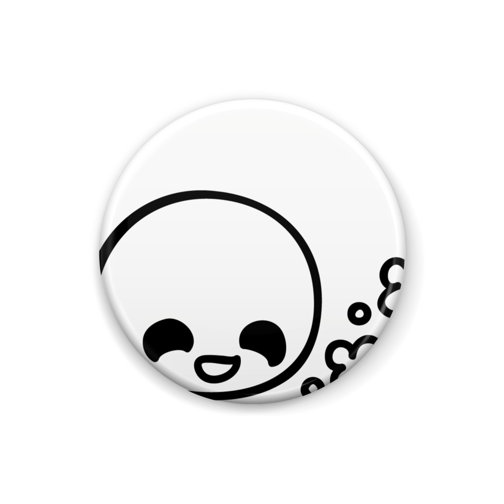 可愛いお顔の缶バッジ