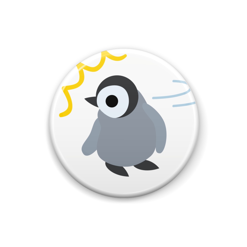 赤ちゃんペンギンの缶バッジ