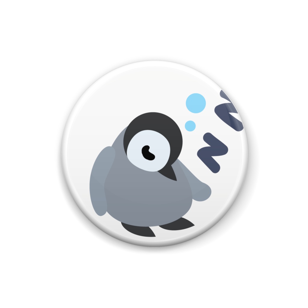 赤ちゃんペンギンの缶バッジ