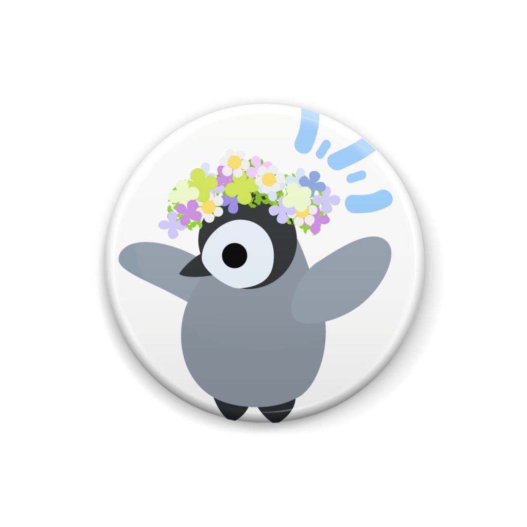 赤ちゃんペンギンの缶バッジ