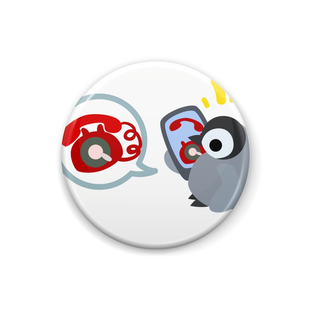 赤ちゃんペンギンの缶バッジ