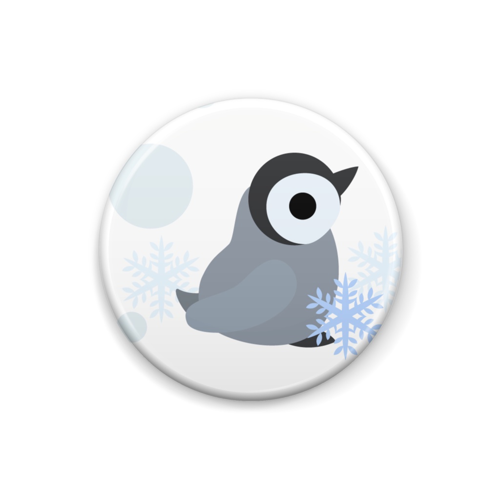 赤ちゃんペンギンの缶バッジ