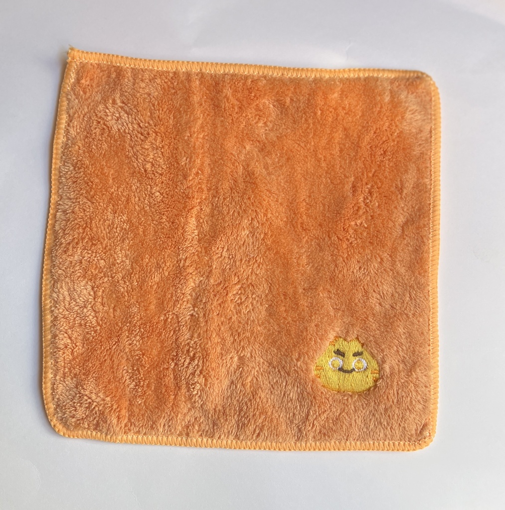 フカフカ刺繍ハンカチ煉/宇