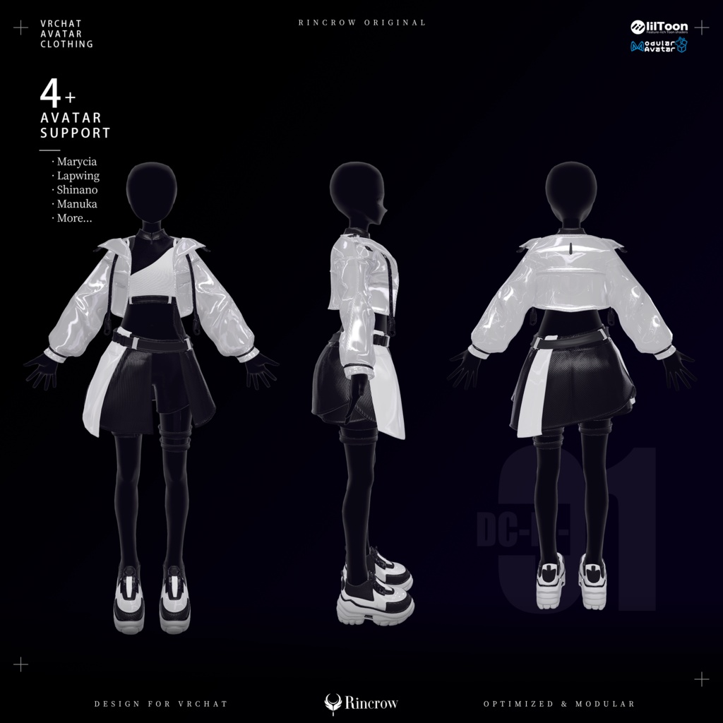 【新作30%OFF】【VRC Clothing】Clip Layer