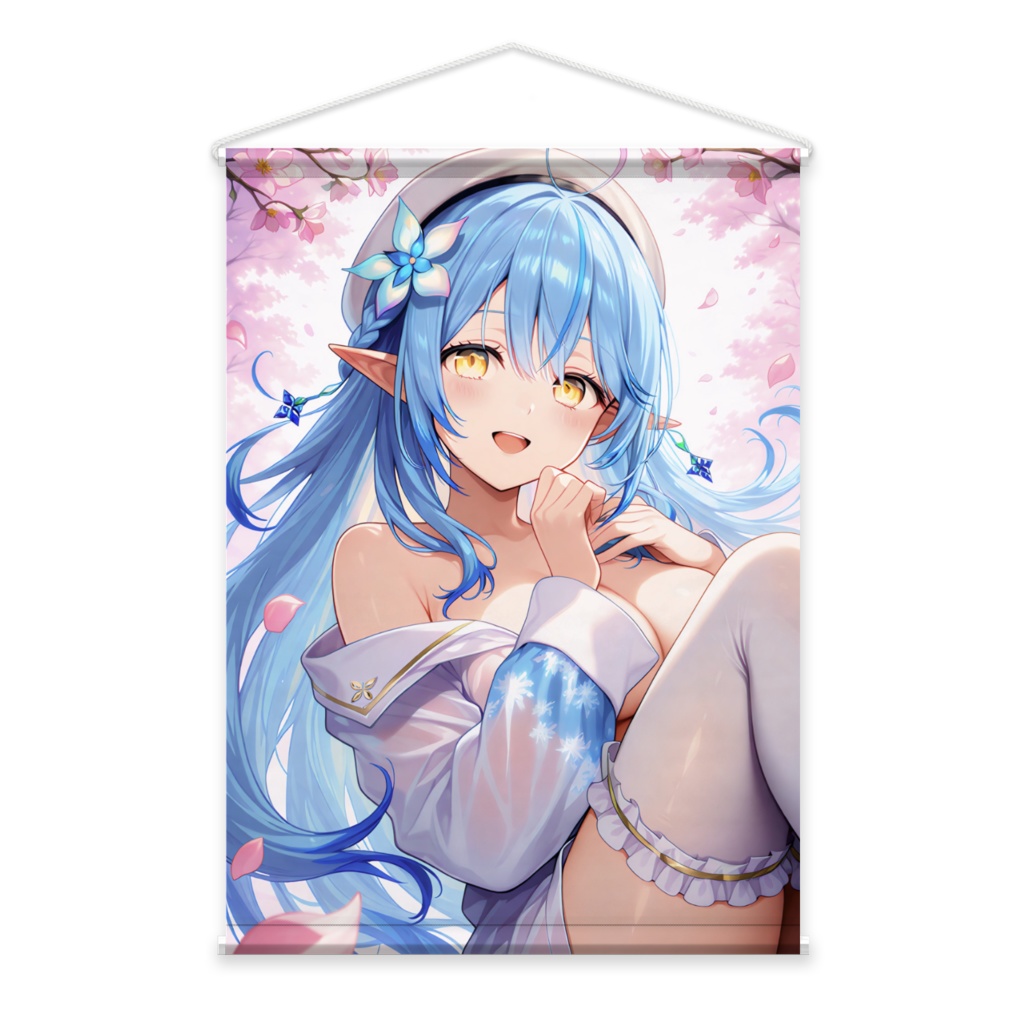ホロライブ　雪花ラミィ　タペストリー　非公式