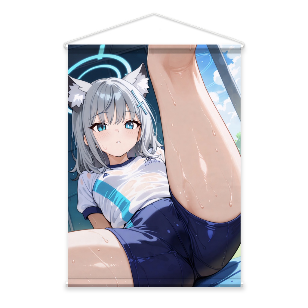 ブルーアーカイブ　砂狼シロコ　タペストリー　非公式