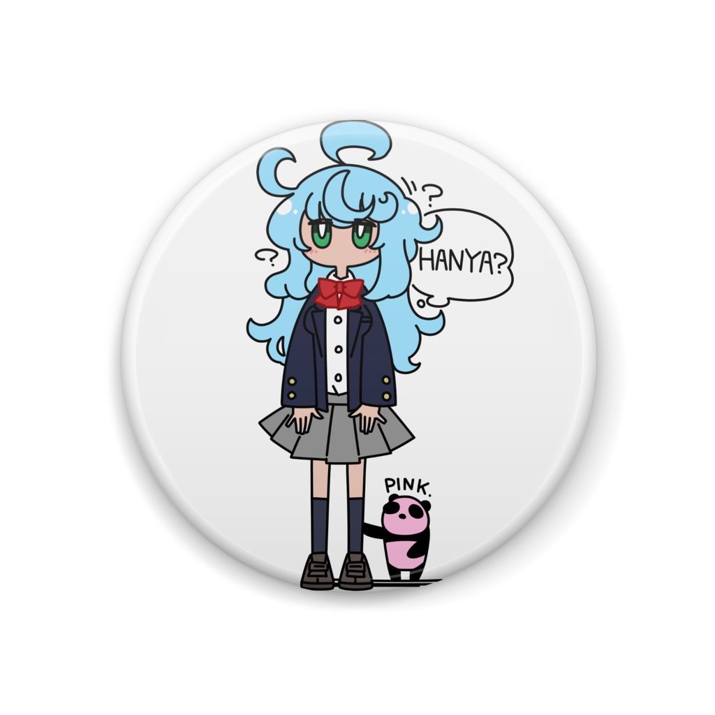 はにゃちゃん缶バッジ