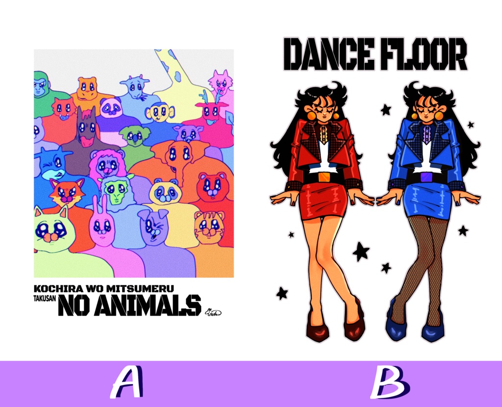 クリアポストカード 4種