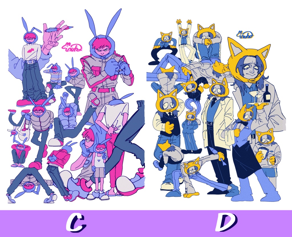 クリアポストカード 4種