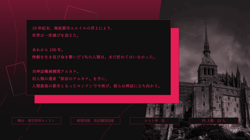 ※SPLL取得版【CoCシナリオ】GODARCA【SPLL:E1988431】