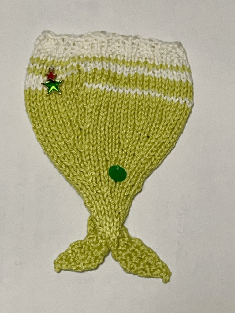 ころ・はわ用にんぎょ ライム白 長め