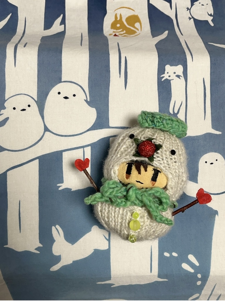 【受注生産】ころ雪だるまグリーン