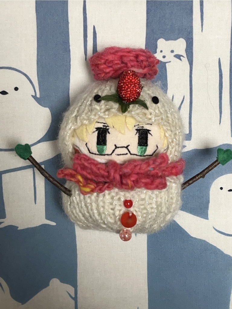 【受注生産】ころ雪だるまレッド