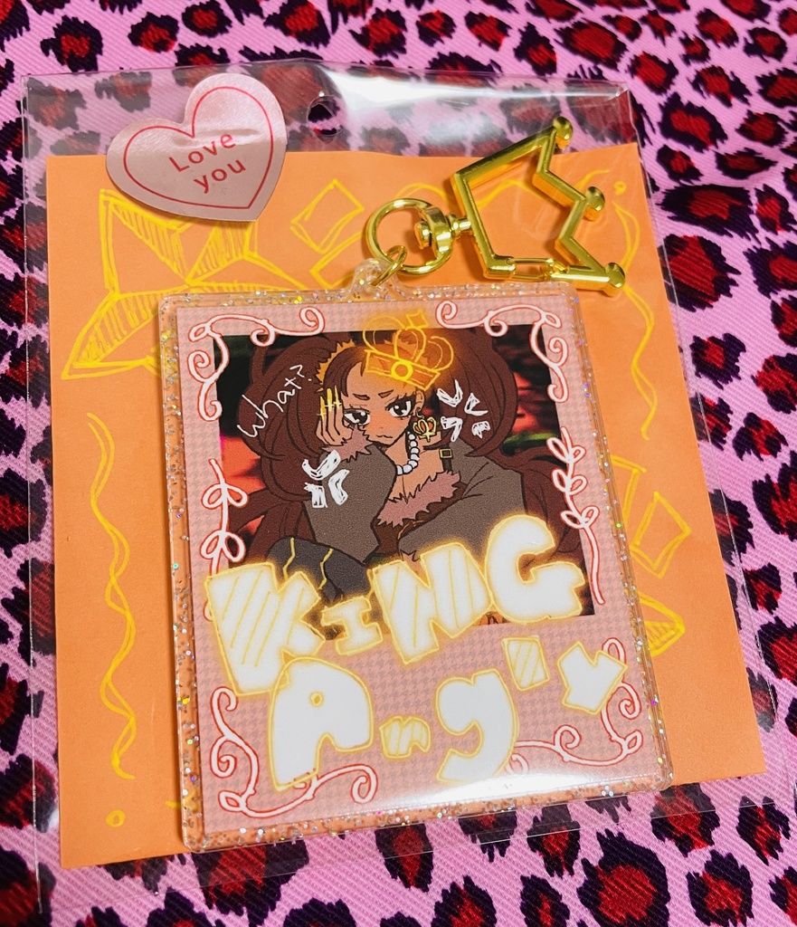🦁チェキ風アクリルキーホルダー