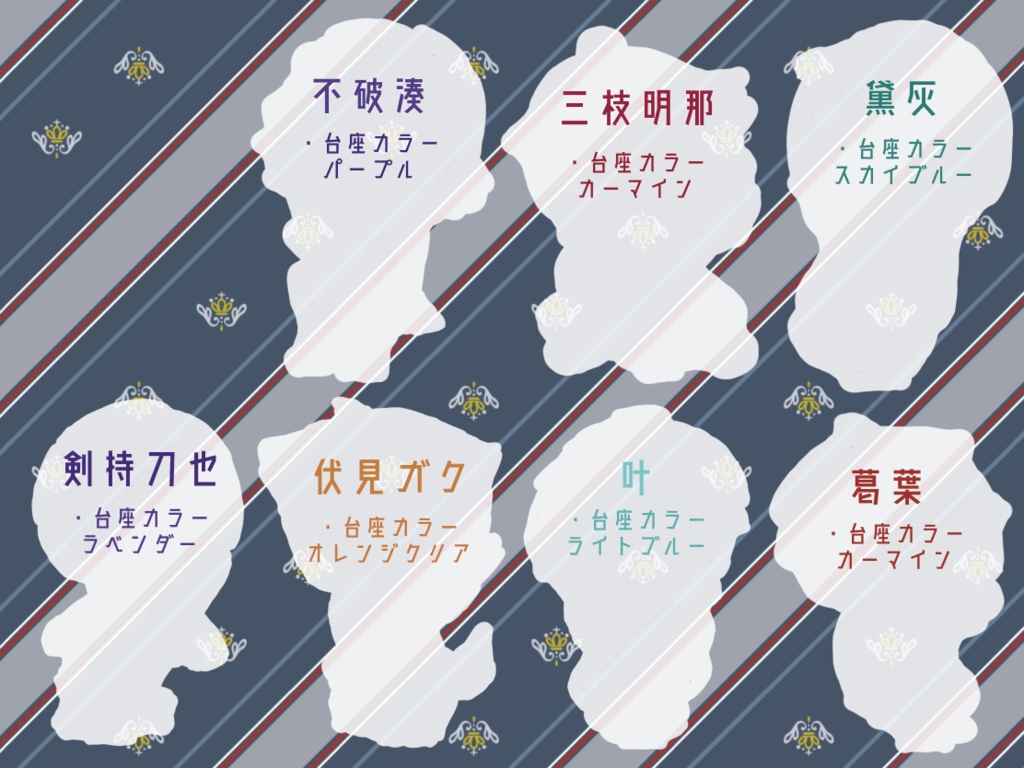 【非公式】メッシャーズ/ChroNoiR/咎人【連結アクスタ】☆受注販売☆