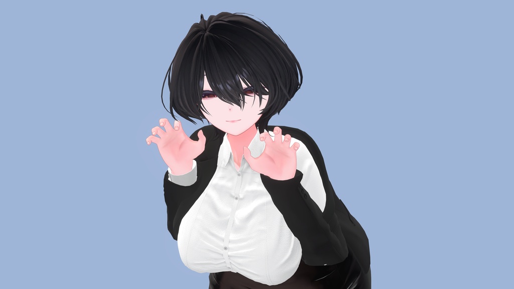 桔梗ちゃん用 お姉さん改変用細目表情セット/Kikyo FaceAnimation