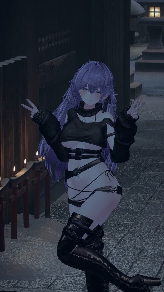 しなの用 お姉さん改変用細目表情セット/Shinano Face Blendshape