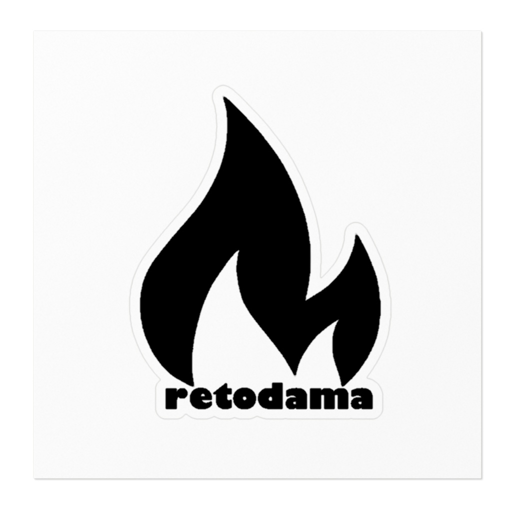 れとだまロゴステッカー1