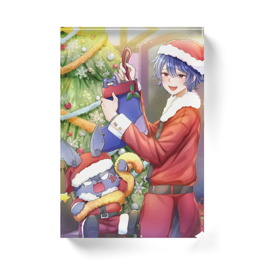 クリスマス アクリルブロック