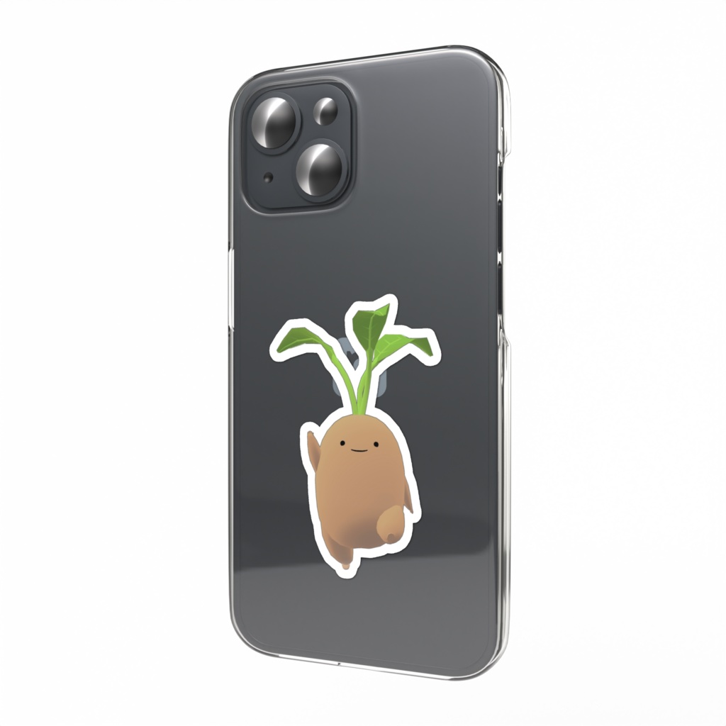 スマホステッカー【茎握るとすごい顔するマンドラゴラ】
