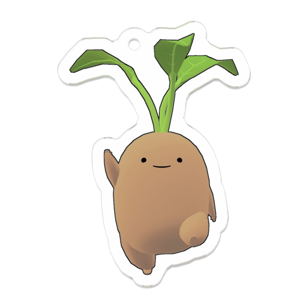 アクリルキーホルダー【茎握るとすごい顔するマンドラゴラ】