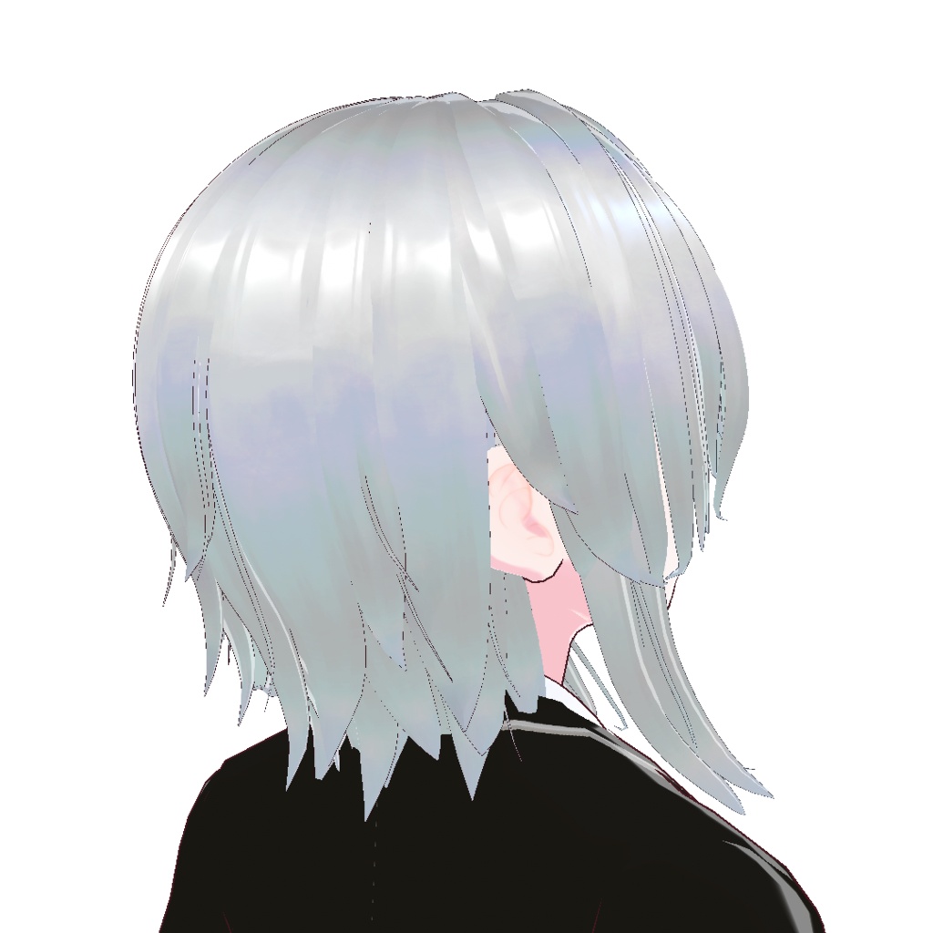 【VRoid】"Mio" Short Layered Hair / 髪型カスタムアイテム