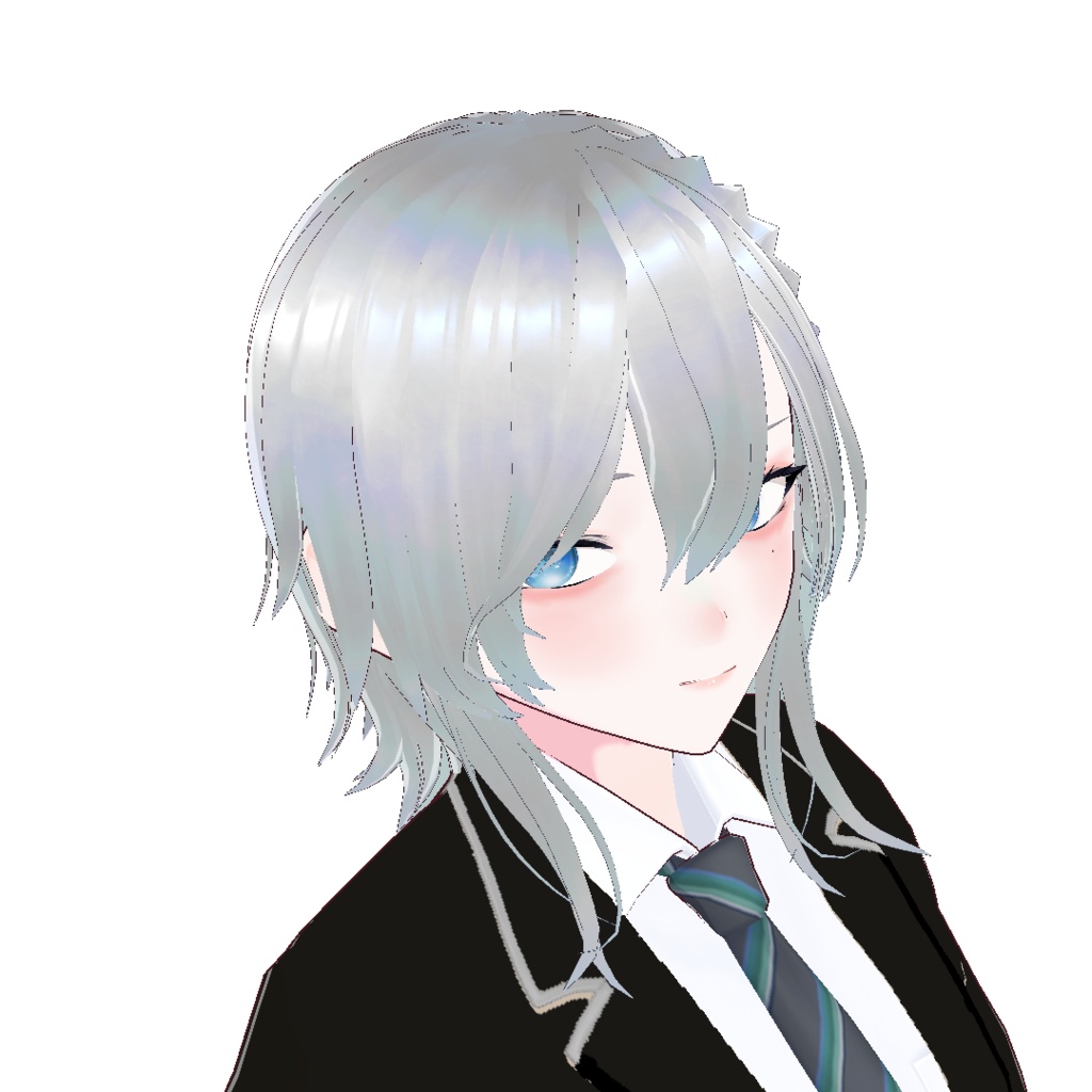 【VRoid】"Mio" Short Layered Hair / 髪型カスタムアイテム