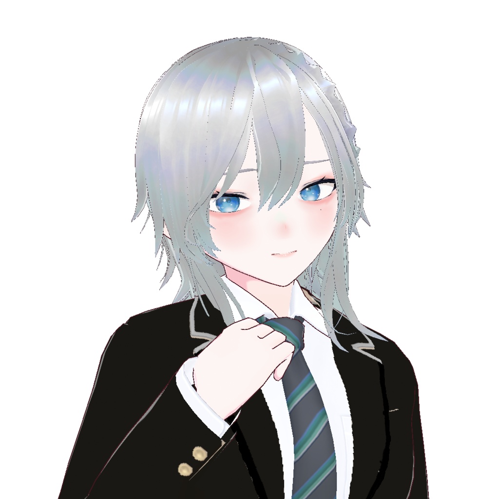 【VRoid】"Mio" Short Layered Hair / 髪型カスタムアイテム