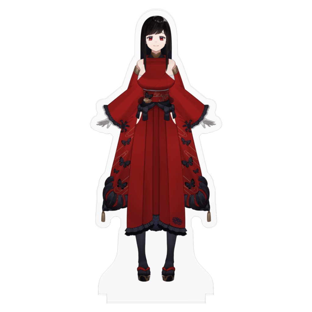 赤坂黒羽アクリルキーフィギュアノーマルver