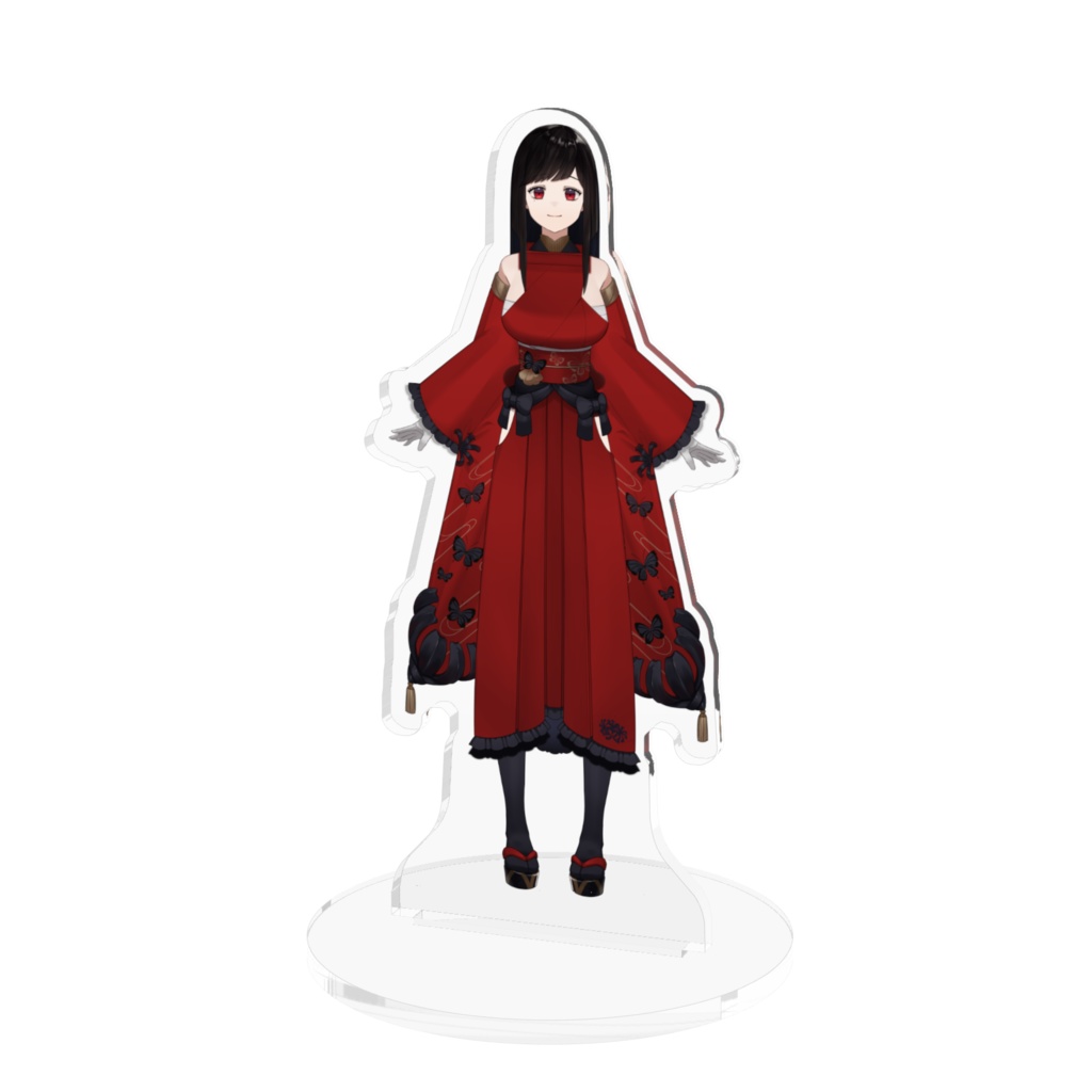 赤坂黒羽アクリルキーフィギュアノーマルver