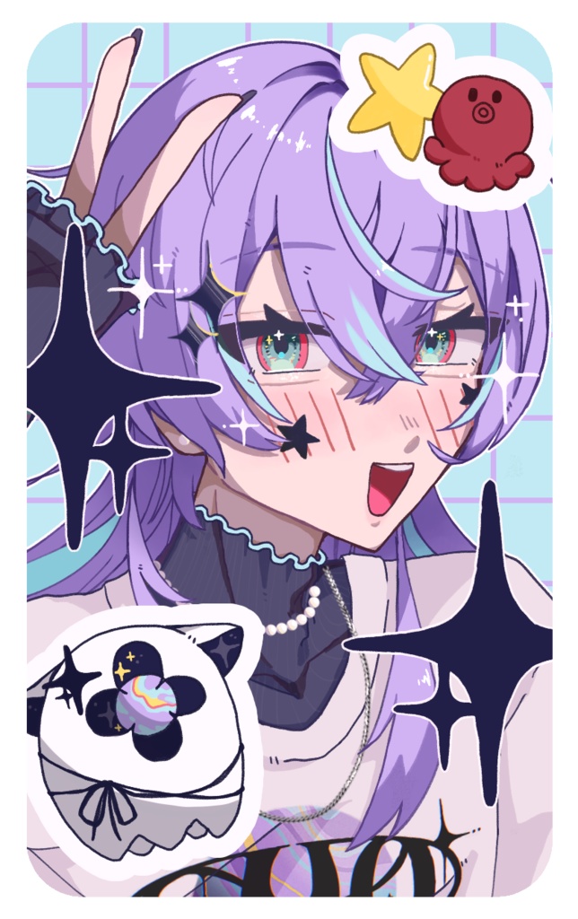 【非公式】星導ショウ　カード＆シールセット