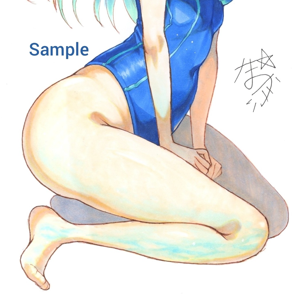 渋谷エロ凛ピック 競泳水着2 原画