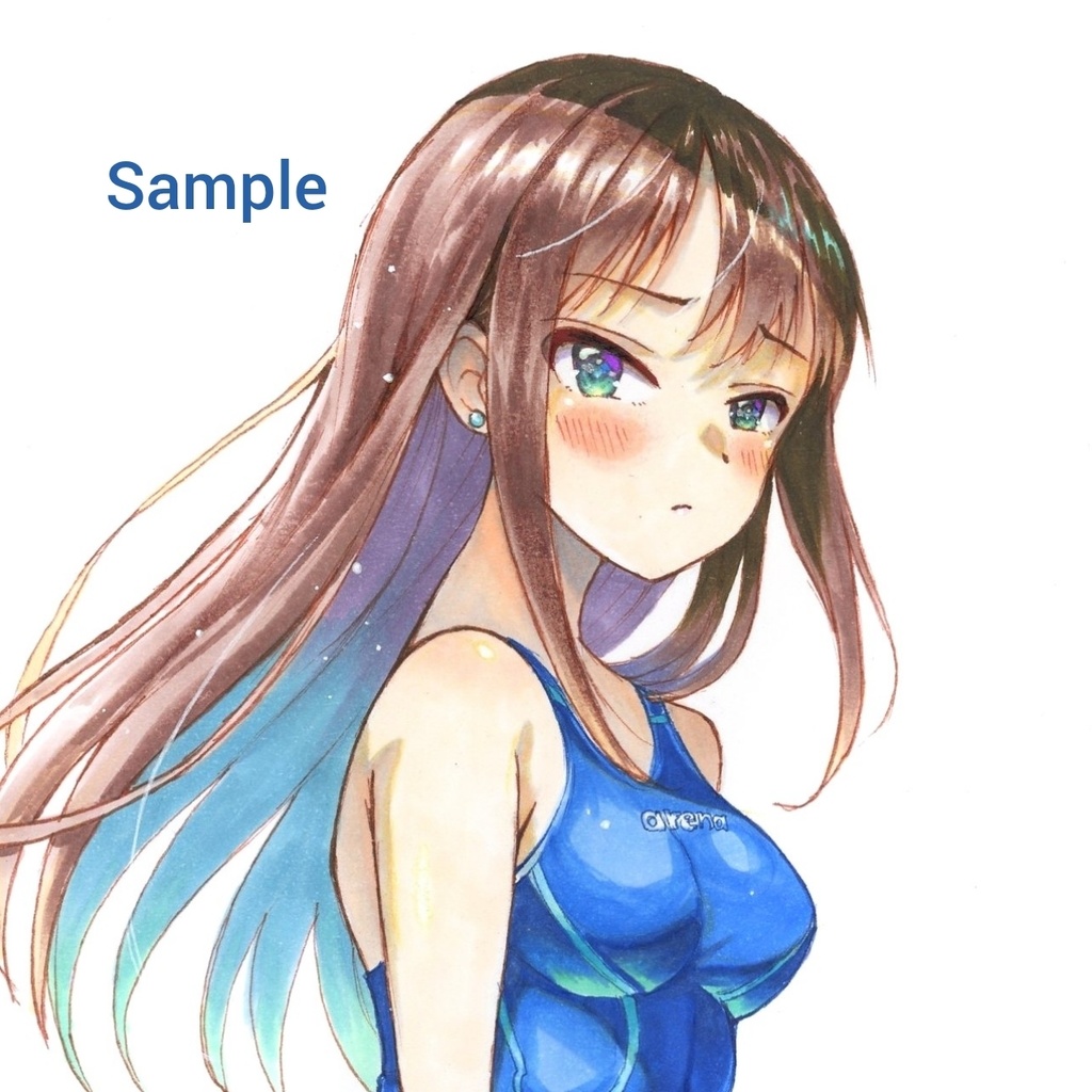 渋谷エロ凛ピック 競泳水着2 原画