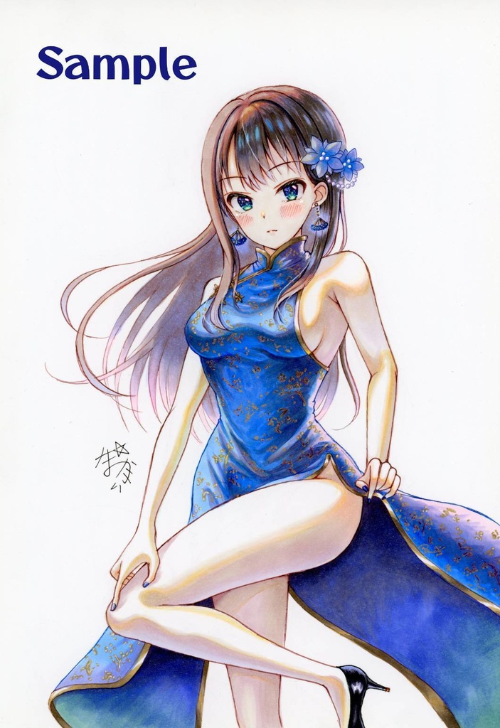 渋谷エロ凛ピック チャイナドレス 原画