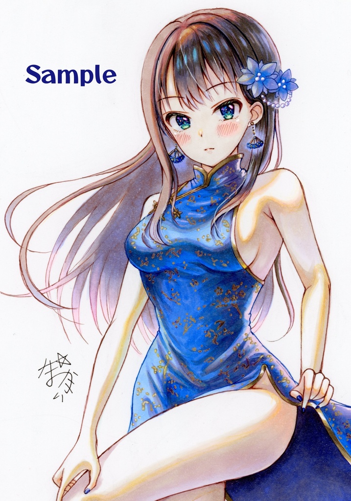 渋谷エロ凛ピック チャイナドレス 原画