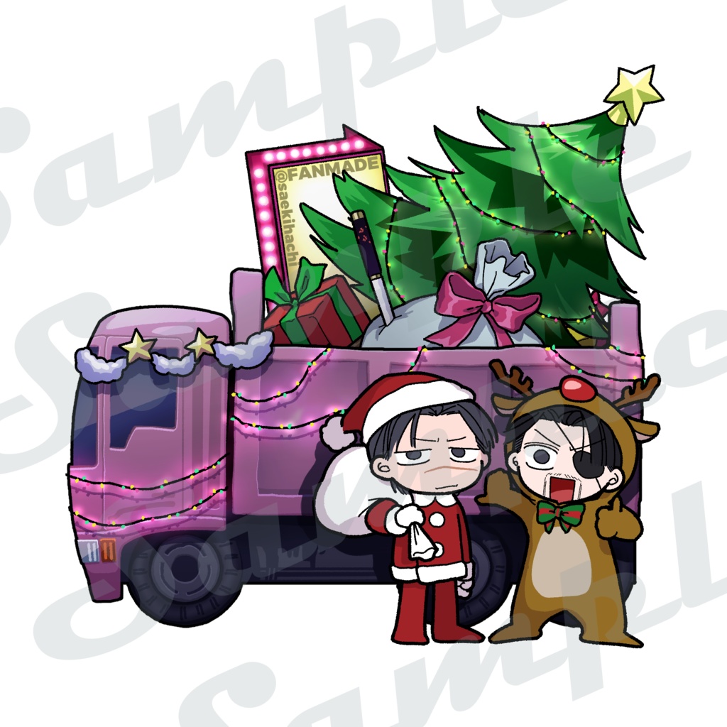 ちっこい柏真のちっこくないアクスタ(クリスマス)