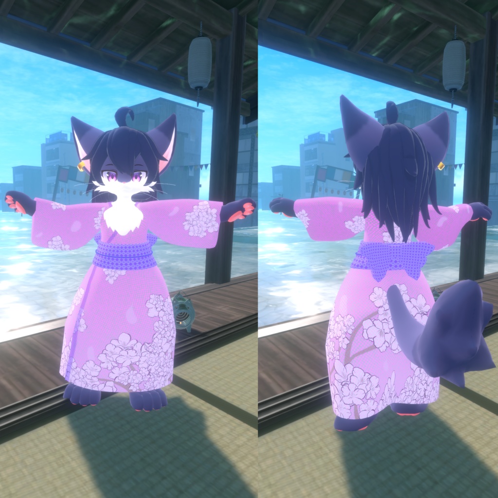 【リラ -Lila-専用】浴衣3Dモデル