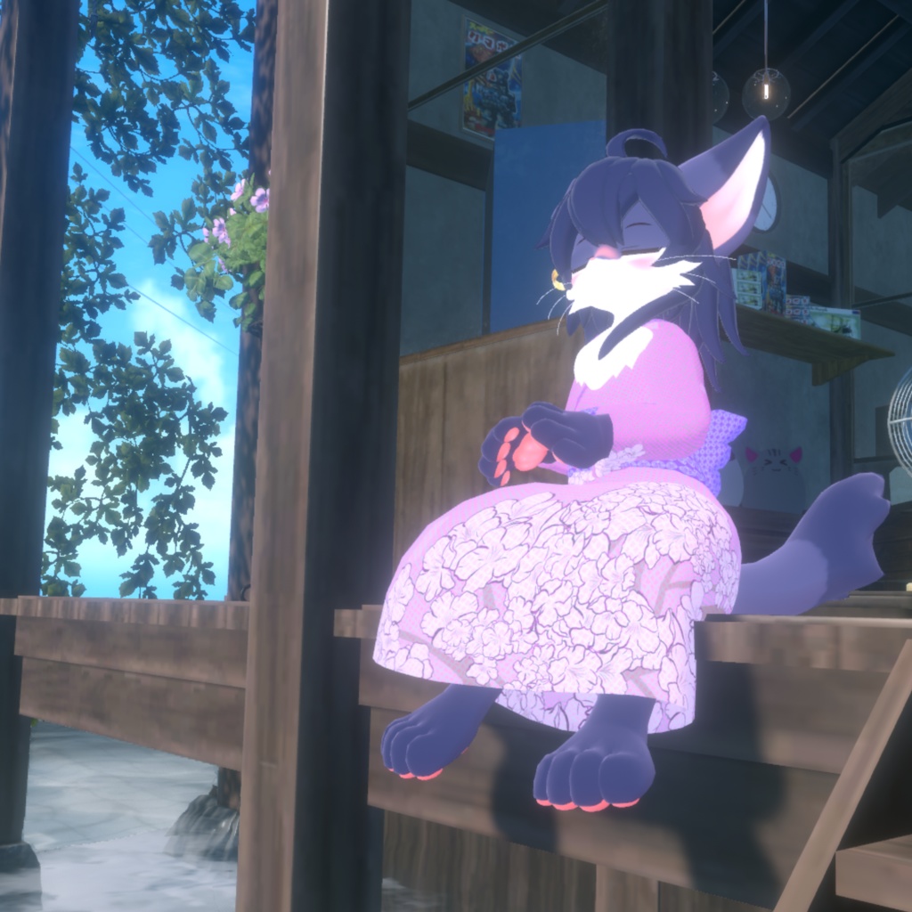 【リラ -Lila-専用】浴衣3Dモデル