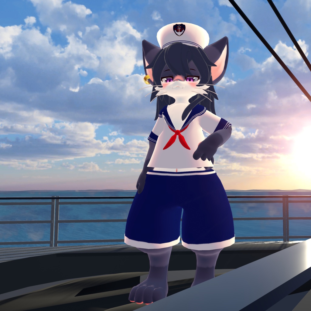 【リラ -Lila-専用】セーラー衣装 3Dモデル